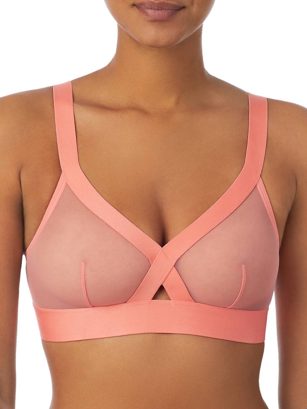 NEW DKNY Sheer Cup Bralette Retail $42